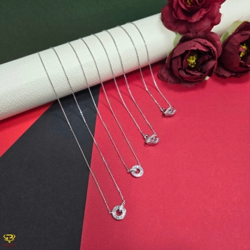 Dây chuyền vàng trắng (mã DC 4221)